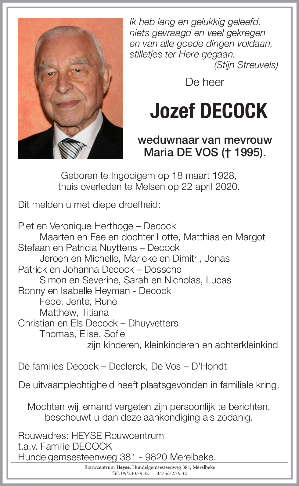 Jozef DECOCK