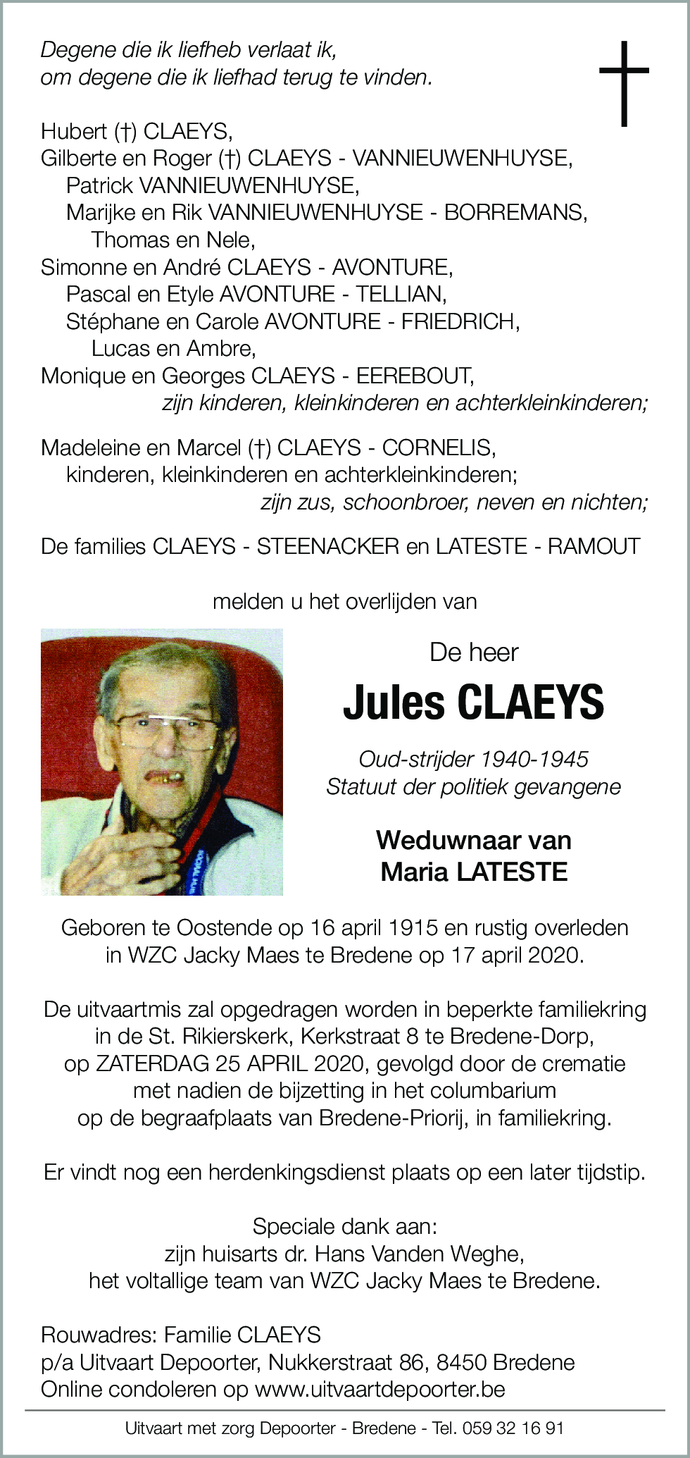 Jules Claeys