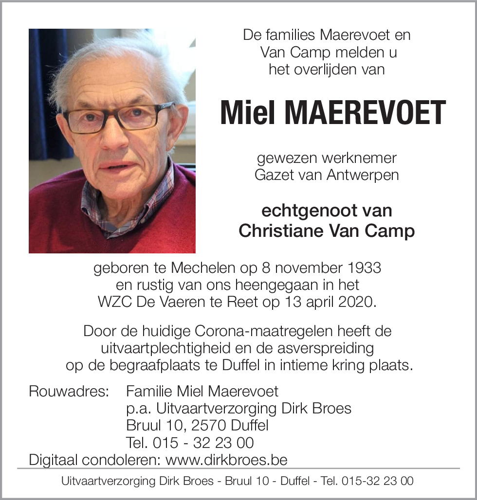 Karel Camiel Maerevoet