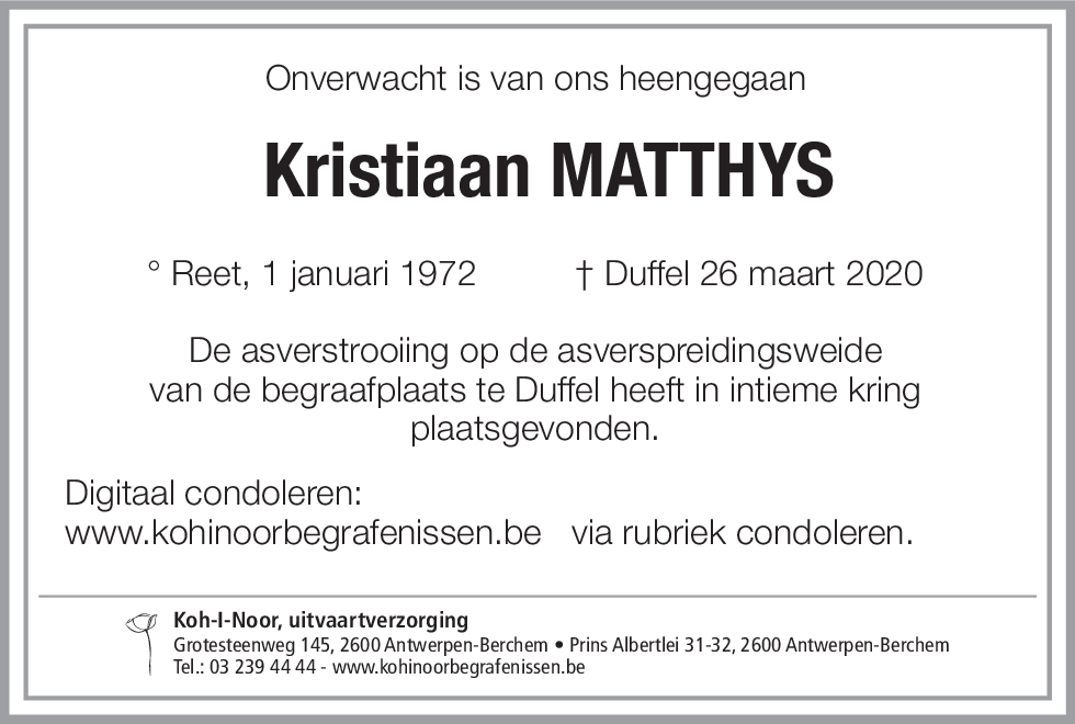 Kristiaan Matthys