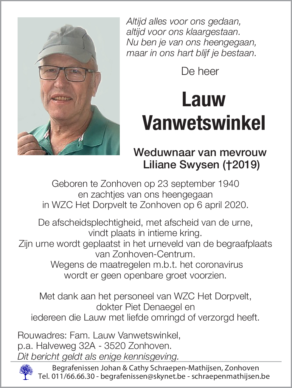 Lauw Vanwetswinkel