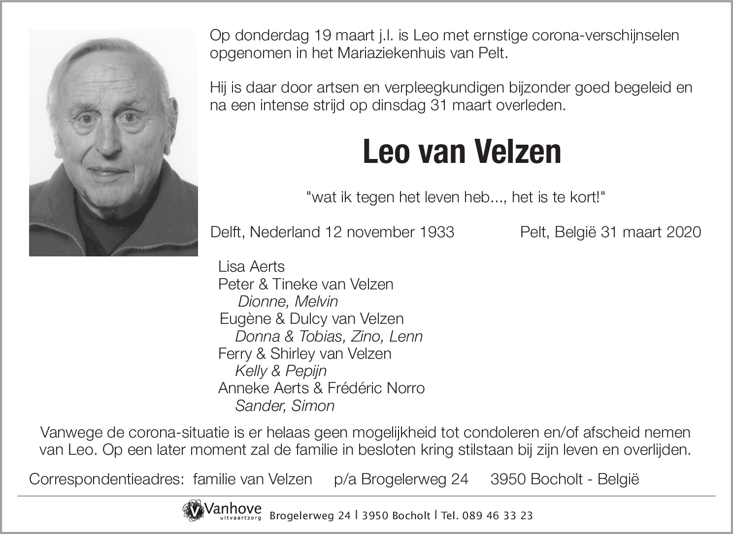 Leo van Velzen