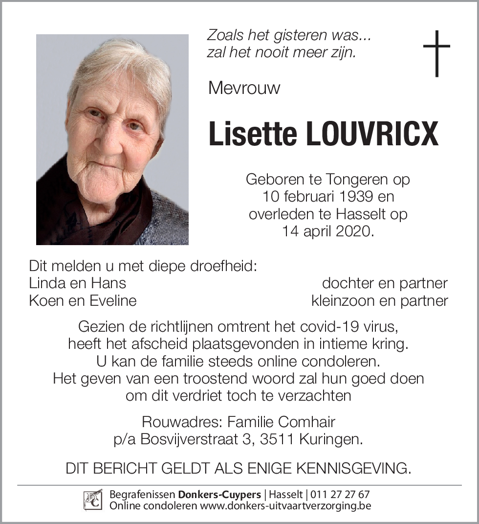 Lisette Louvricx