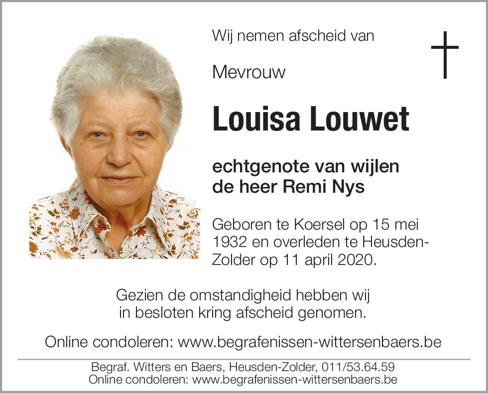 Louisa Louwet