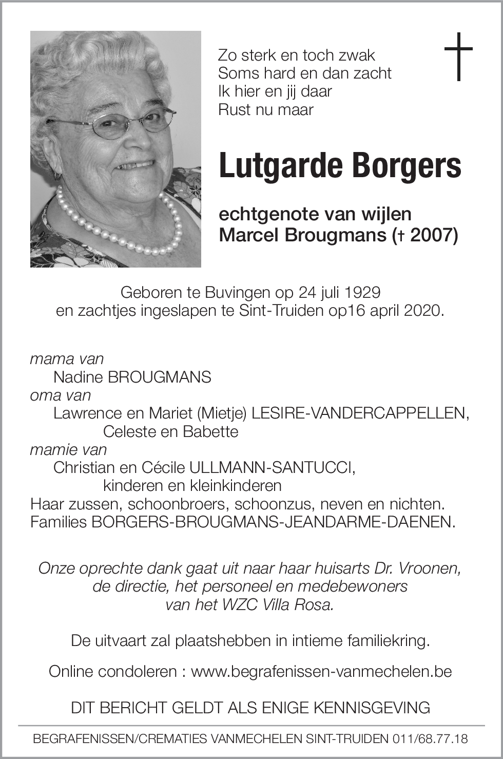 Lutgarde BORGERS