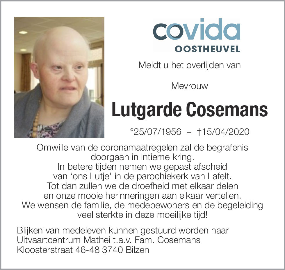 Lutgarde COSEMANS
