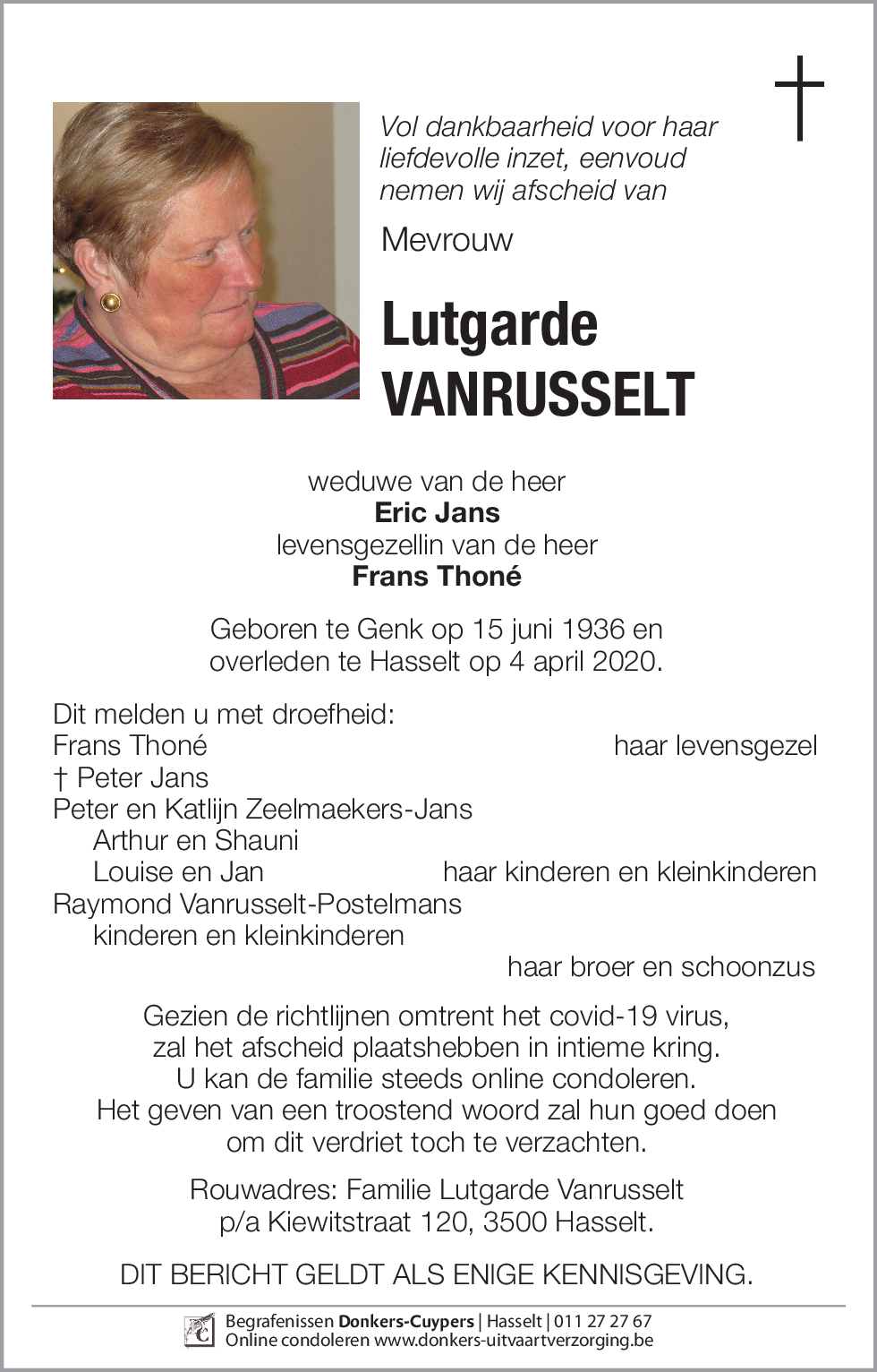 Lutgarde Vanrusselt