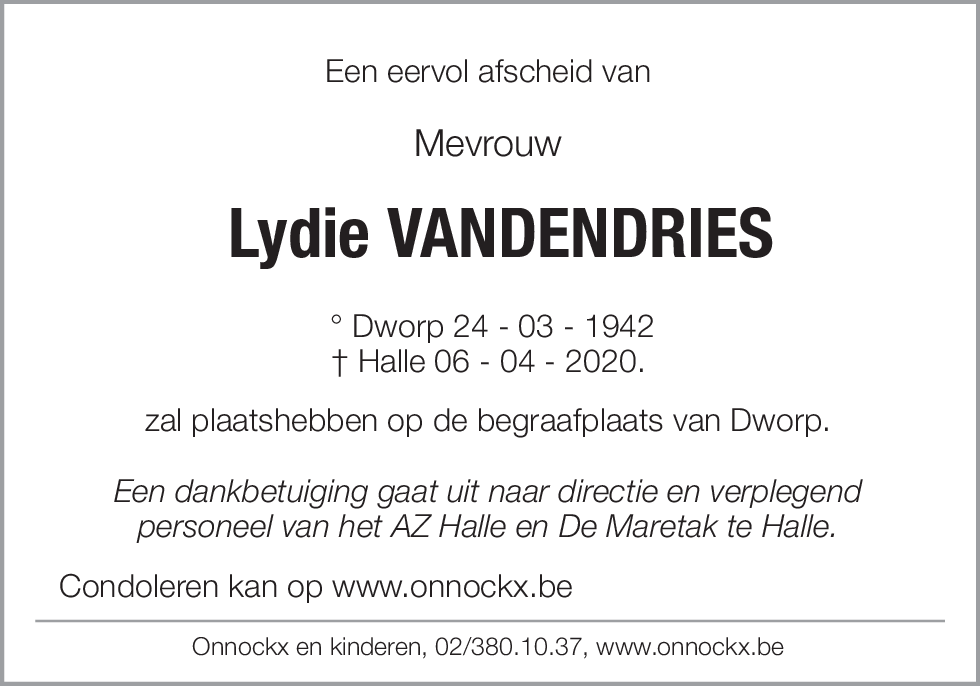Lydie Vandendries