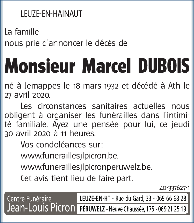 Marcel DUBOIS