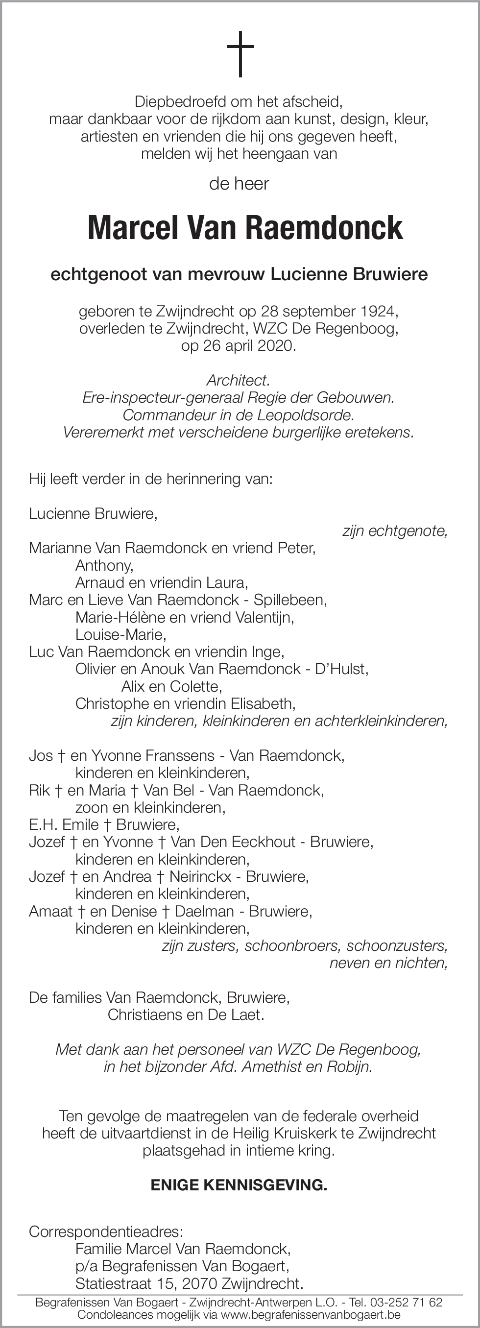 Marcel Van Raemdonck