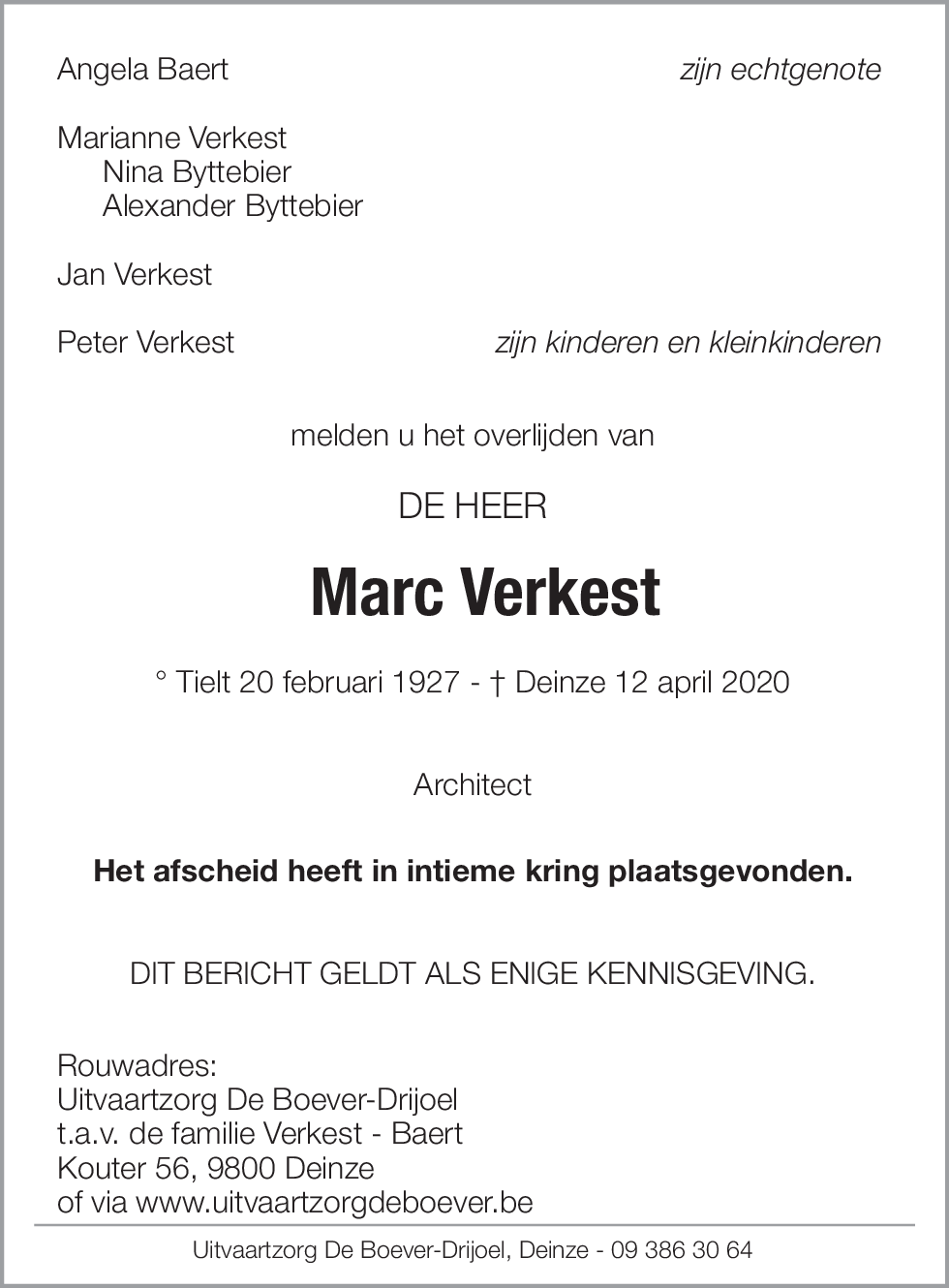 Marcel Verkest