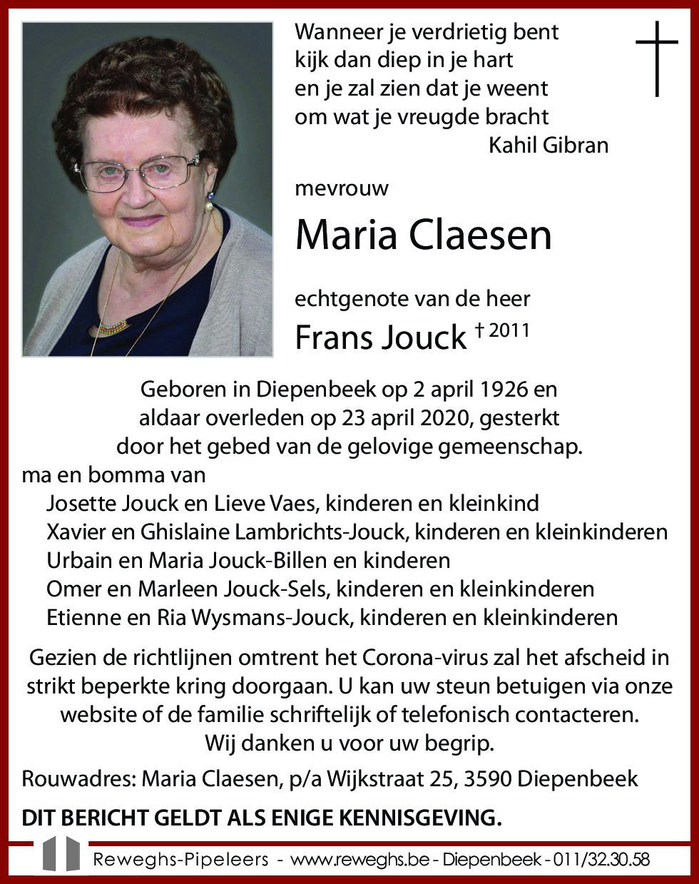 Maria Claesen
