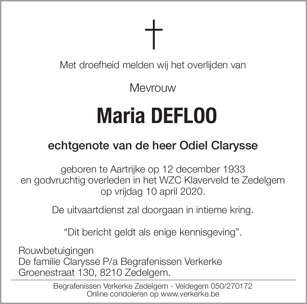 Maria Defloo