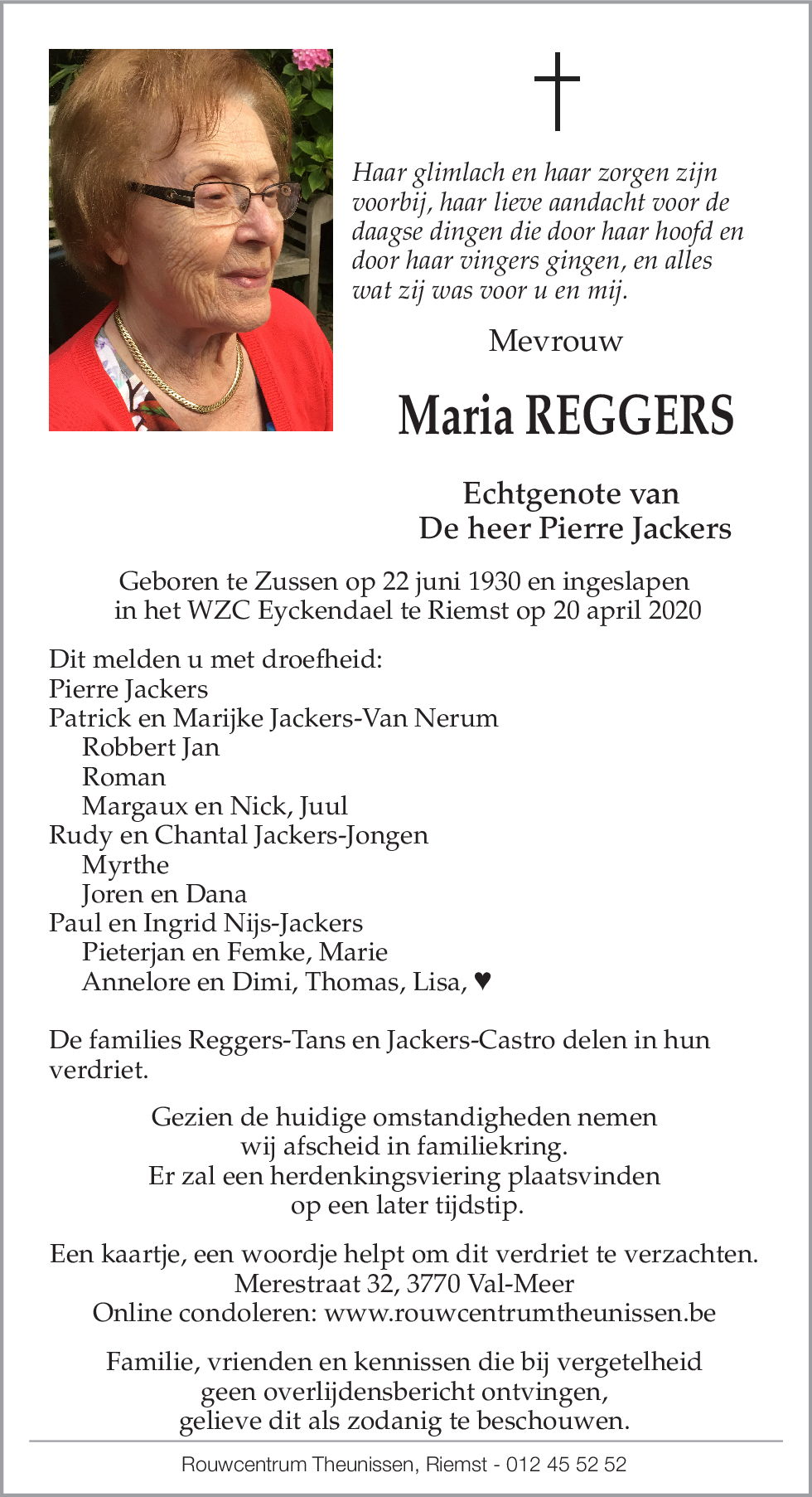 Maria Reggers