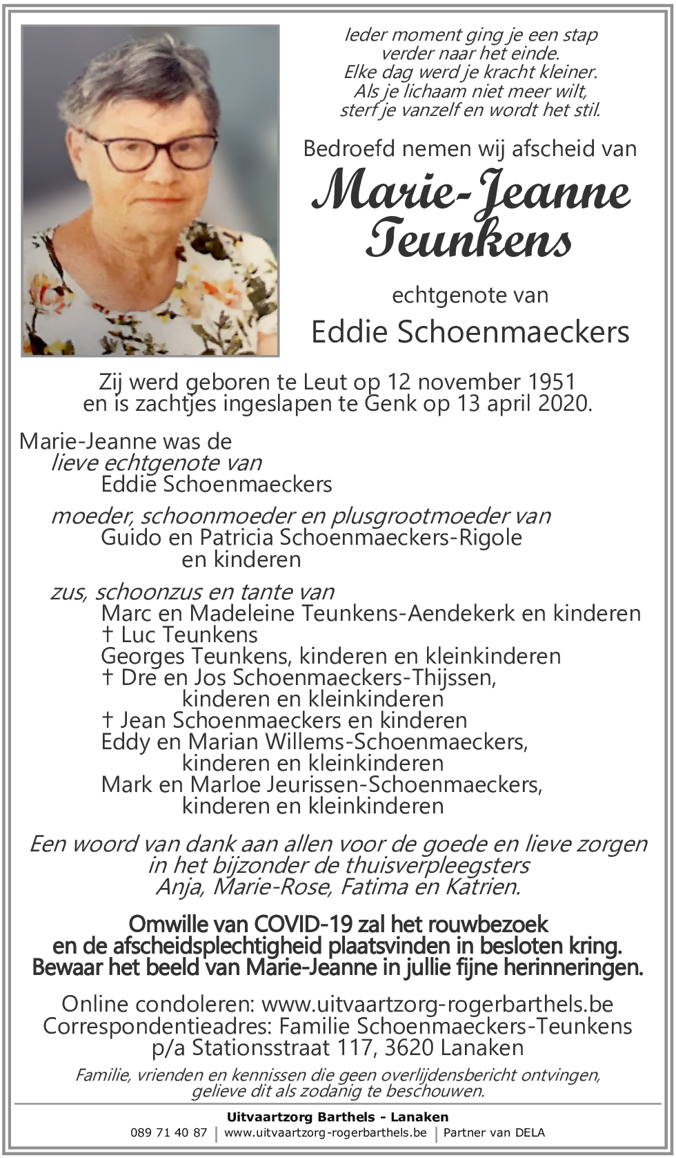 Marie-Jeanne Teunkens