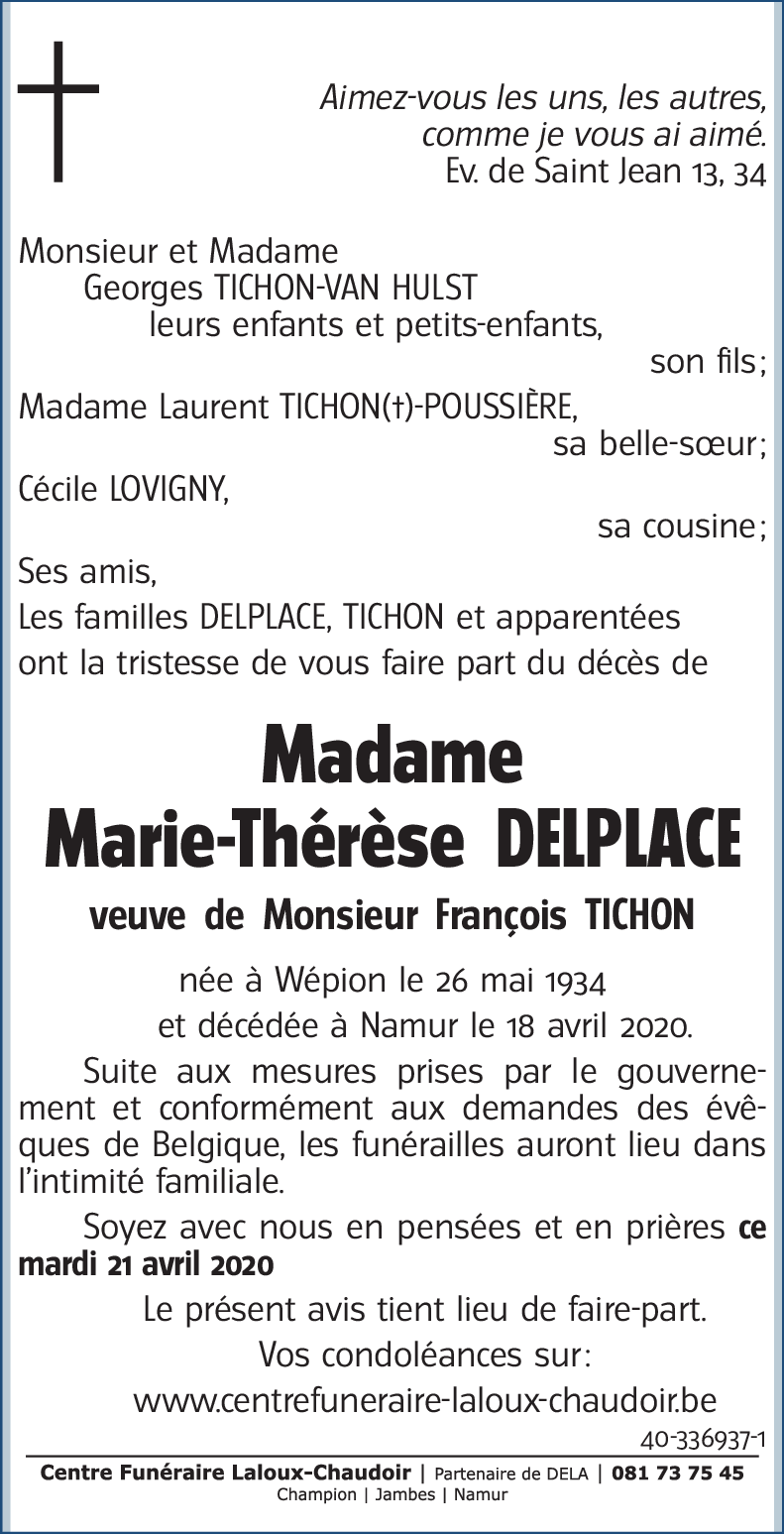 Marie-Thérèse DELPLACE