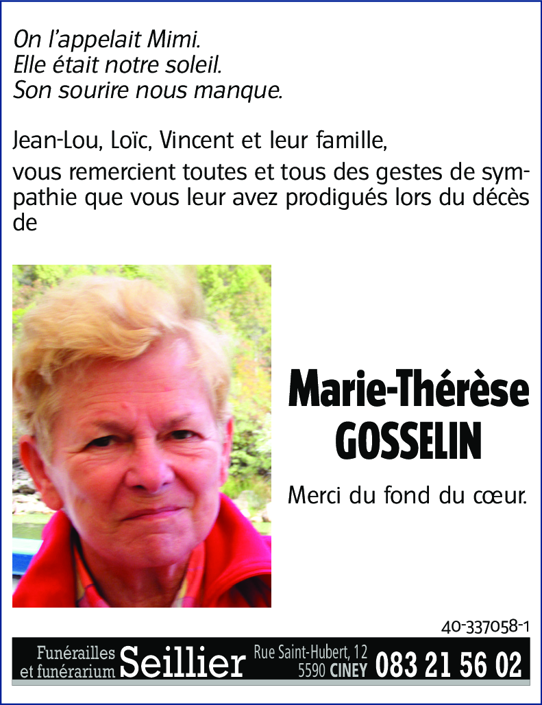 Marie-Thérèse GOSSELIN