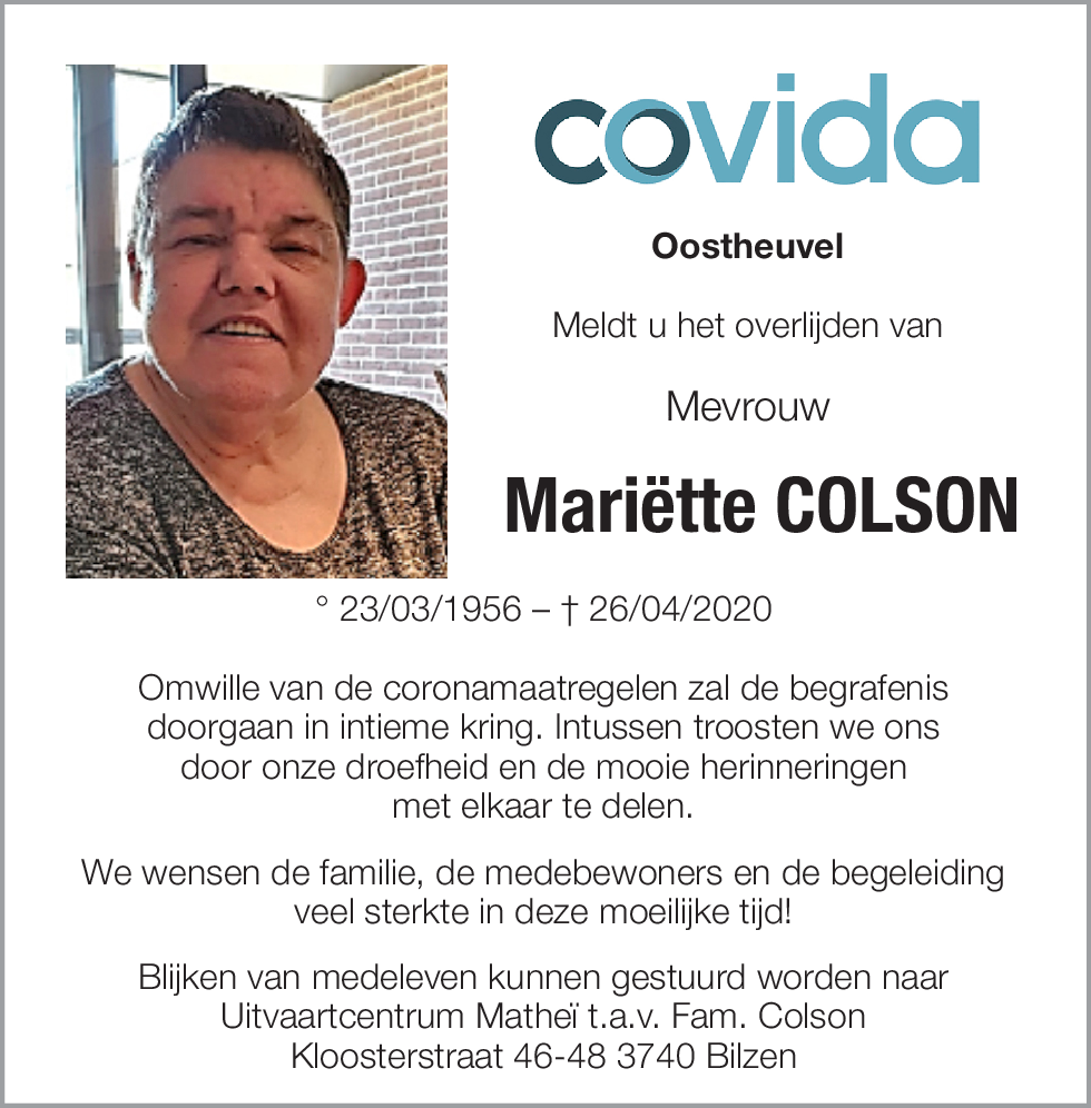 Mariette COLSON