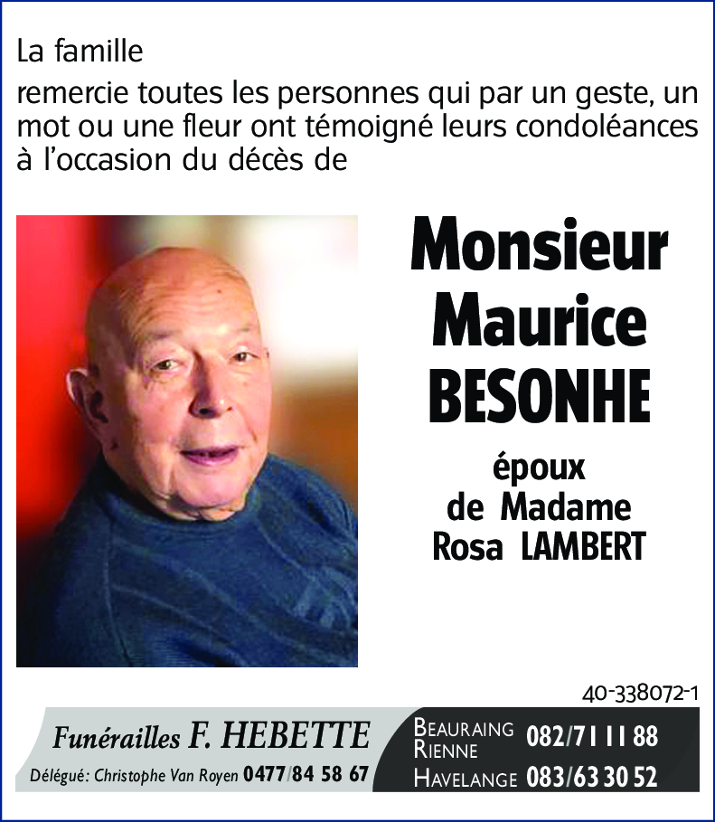 Maurice BESONHE