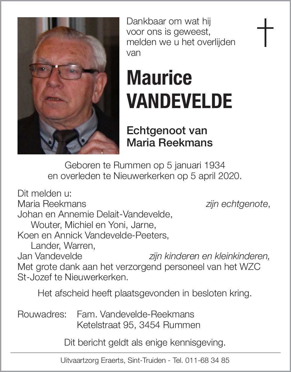 Maurice Vandevelde