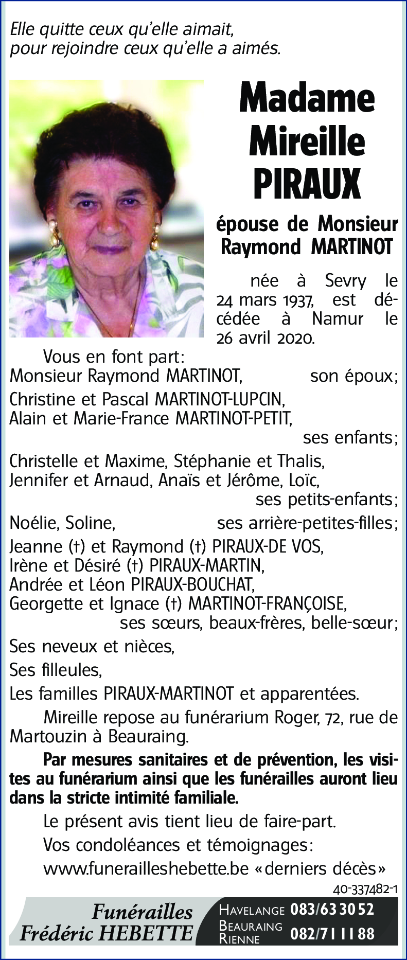 Mireille PIRAUX