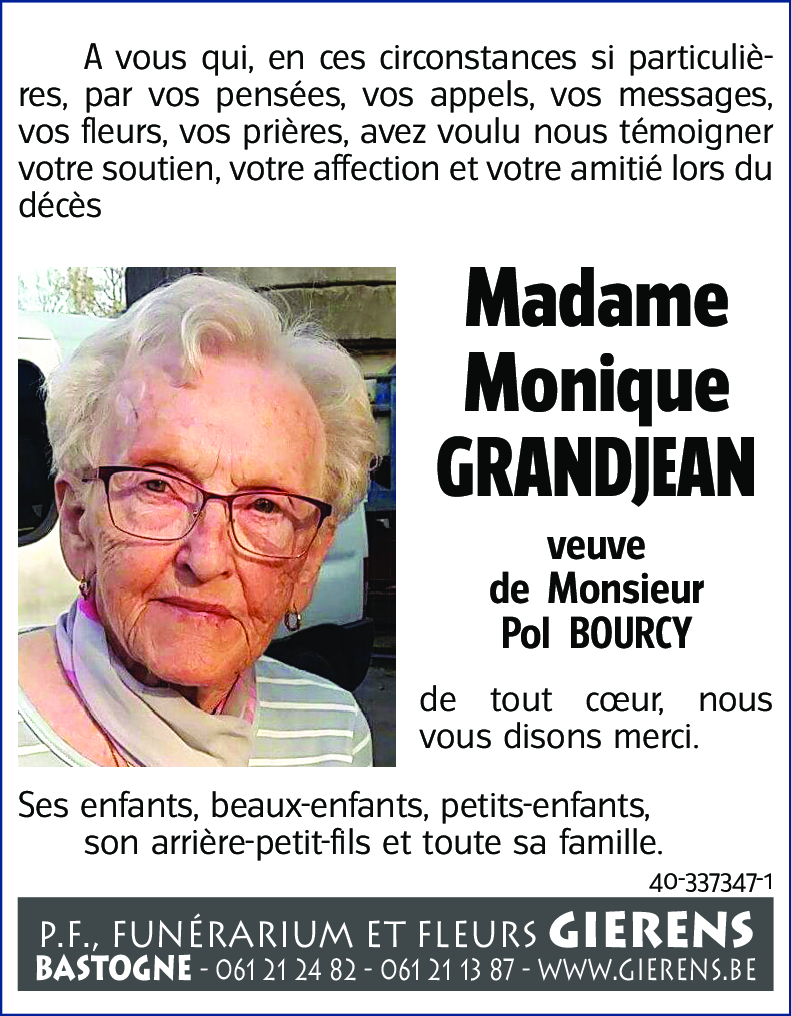 Monique GRANDJEAN