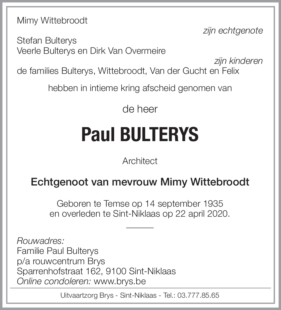 Paul Bulterys