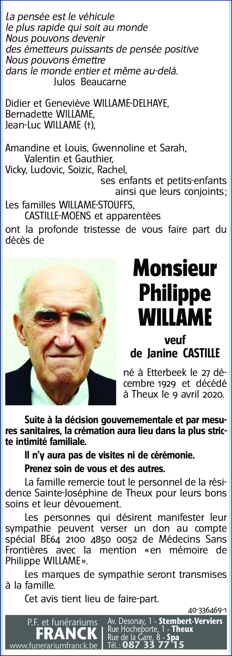 Philippe WILLAME