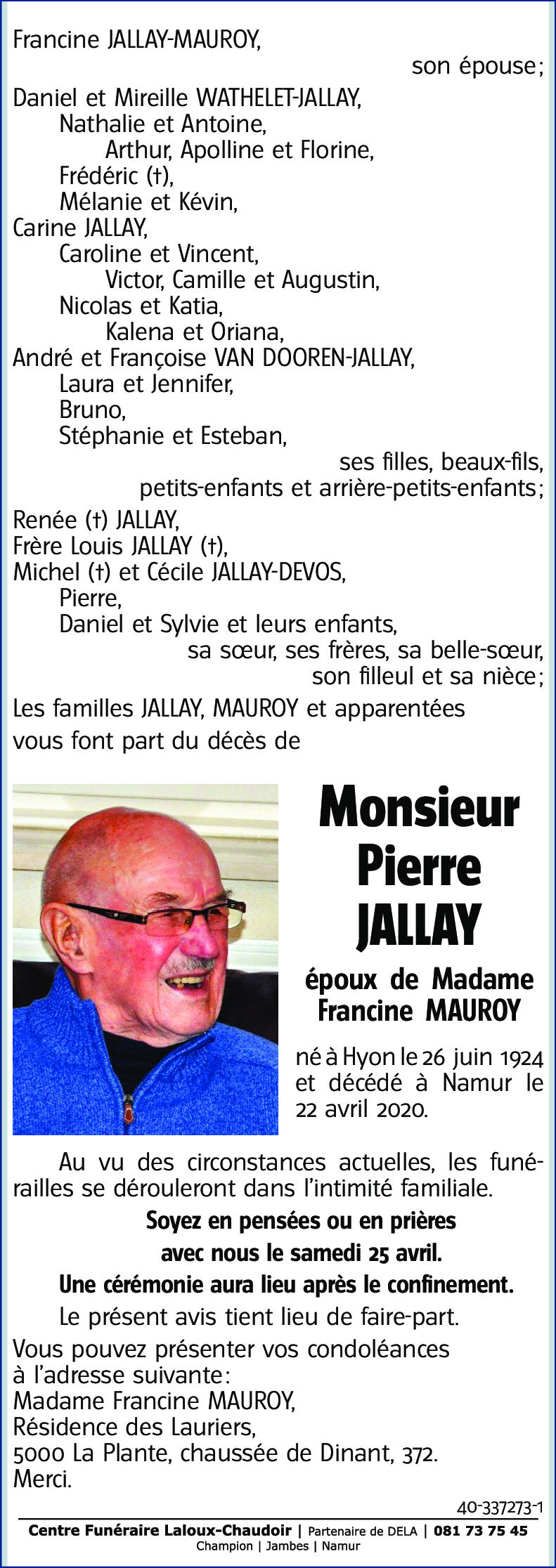 Pierre JALLAY