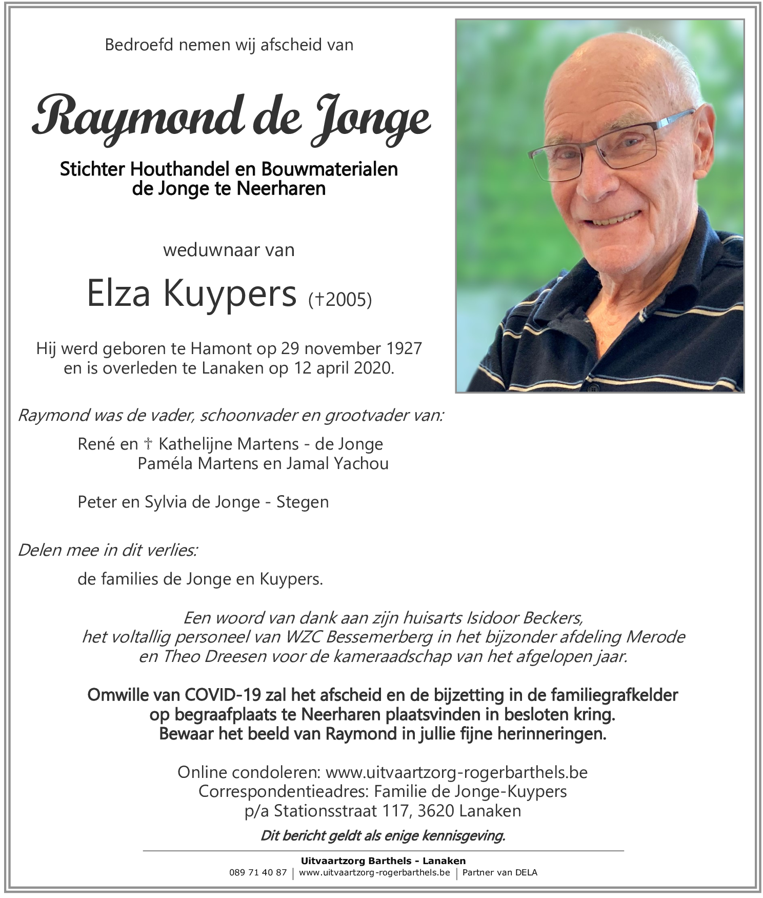 Raymond de Jonge
