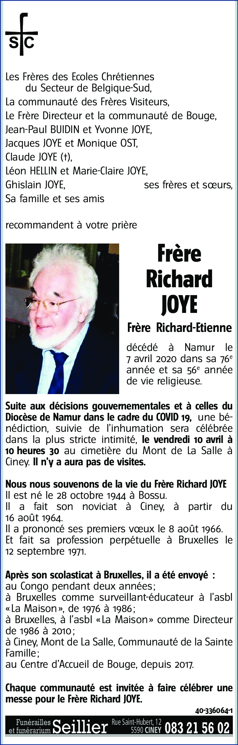 Richard JOYE