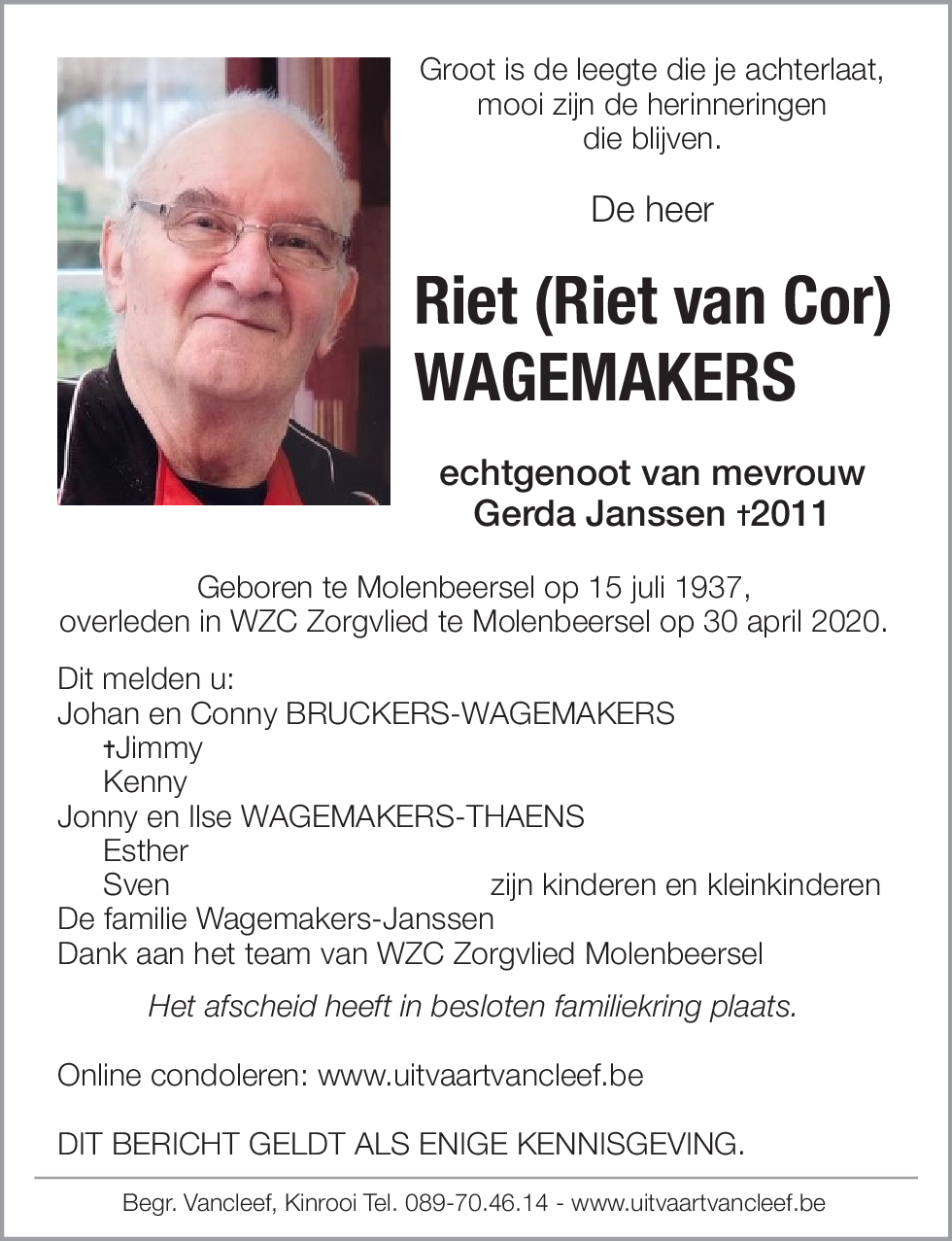 Riet Wagemakers