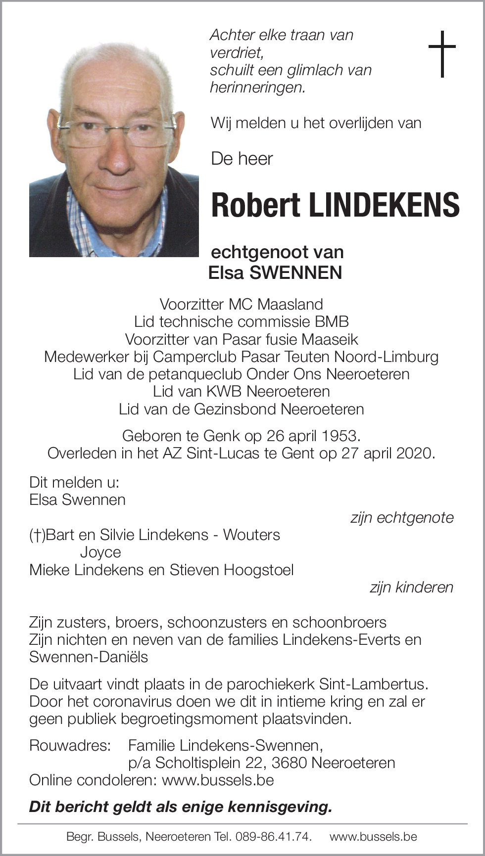 Robert LINDEKENS