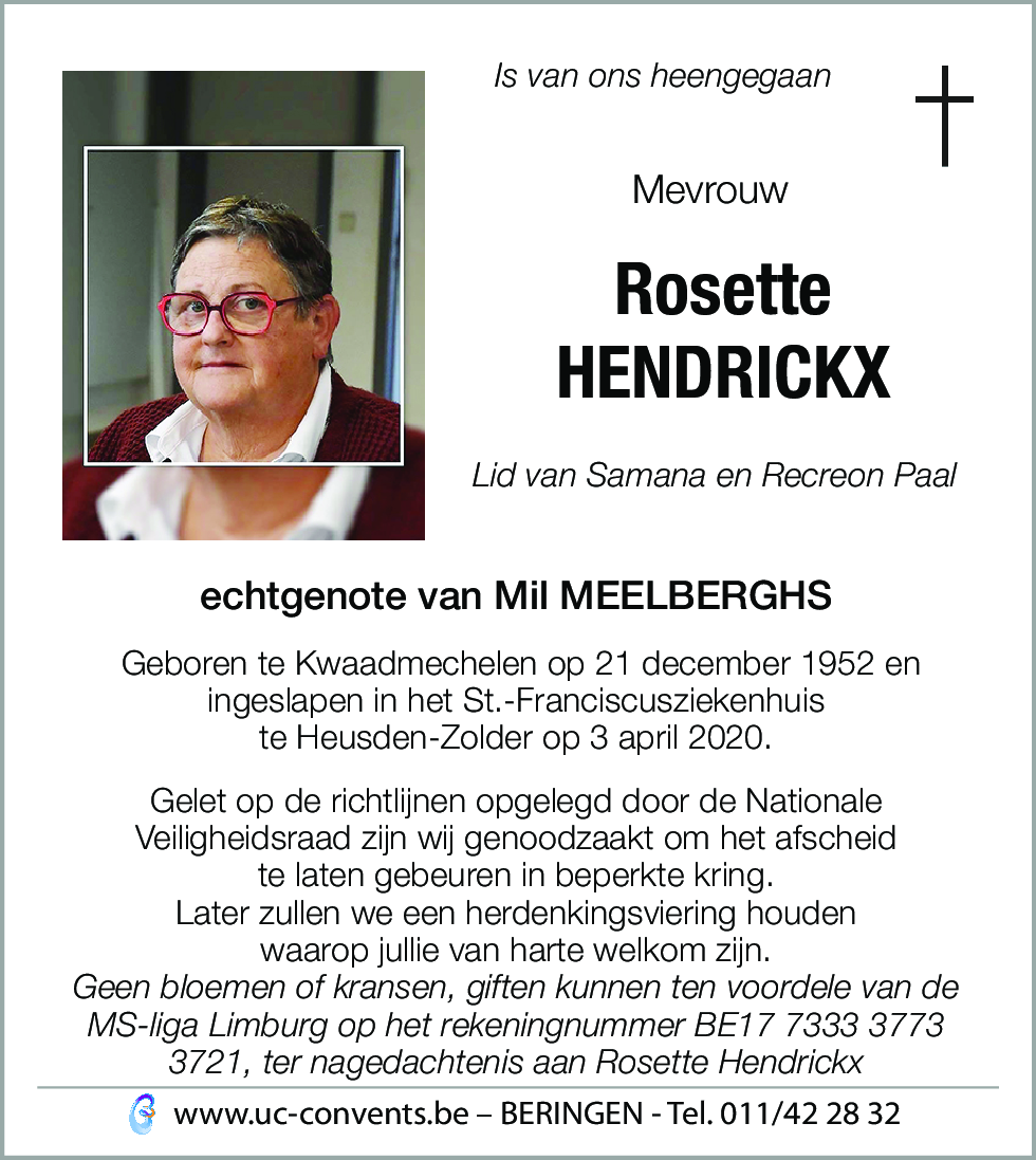 Rosette Hendrickx