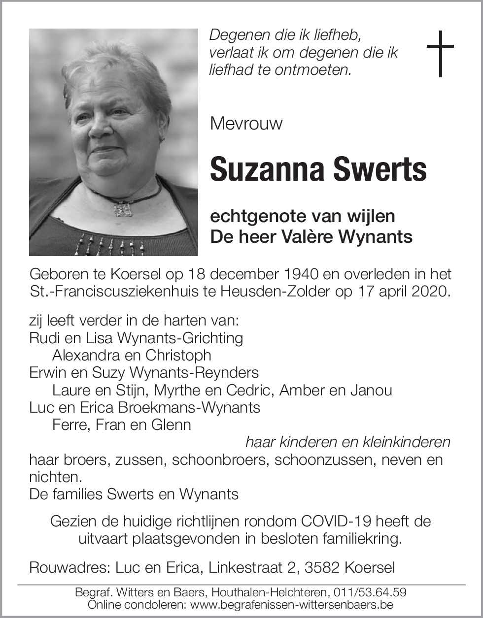 Suzanna Swerts