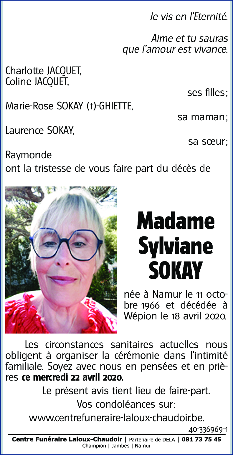 Sylviane SOKAY