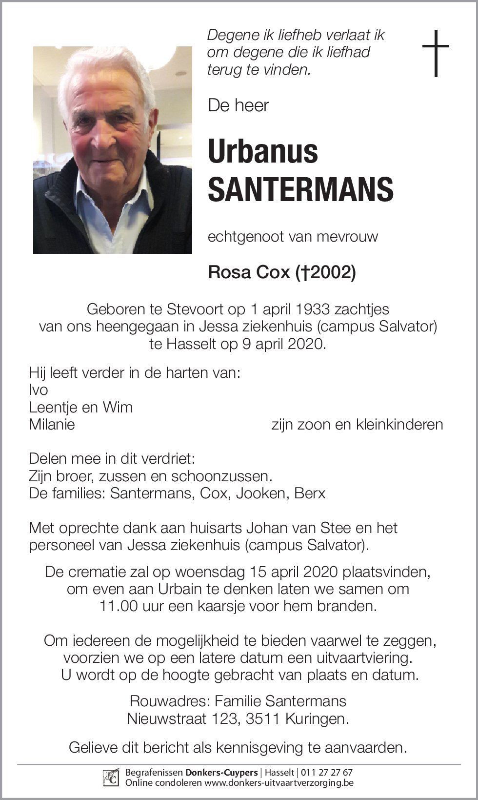 Urbanus Santermans