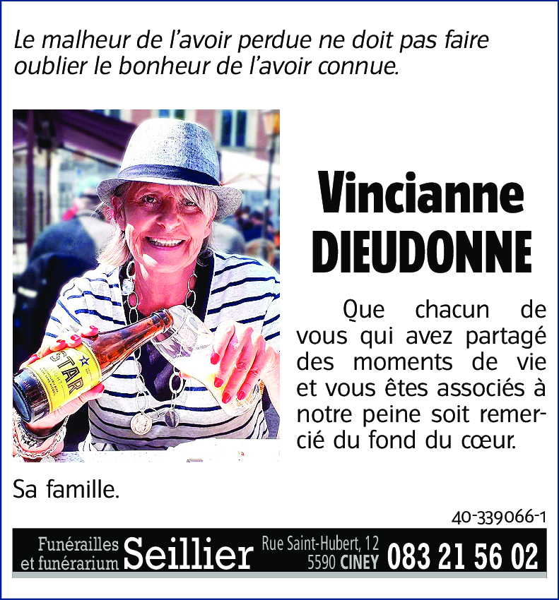 Vincianne DIEUDONNE