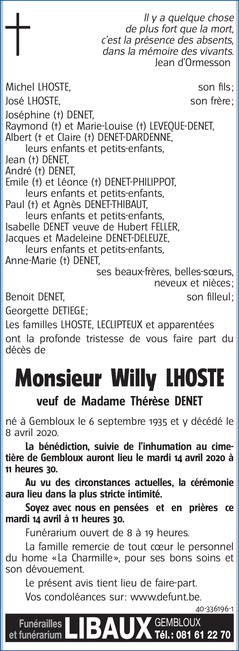 Willy LHOSTE