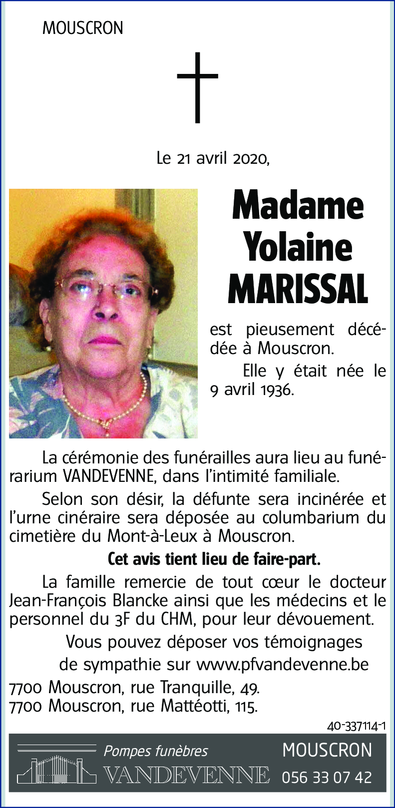 Yolaine MARISSAL