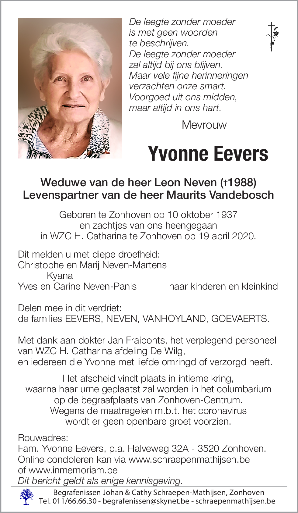 Yvonne Eevers