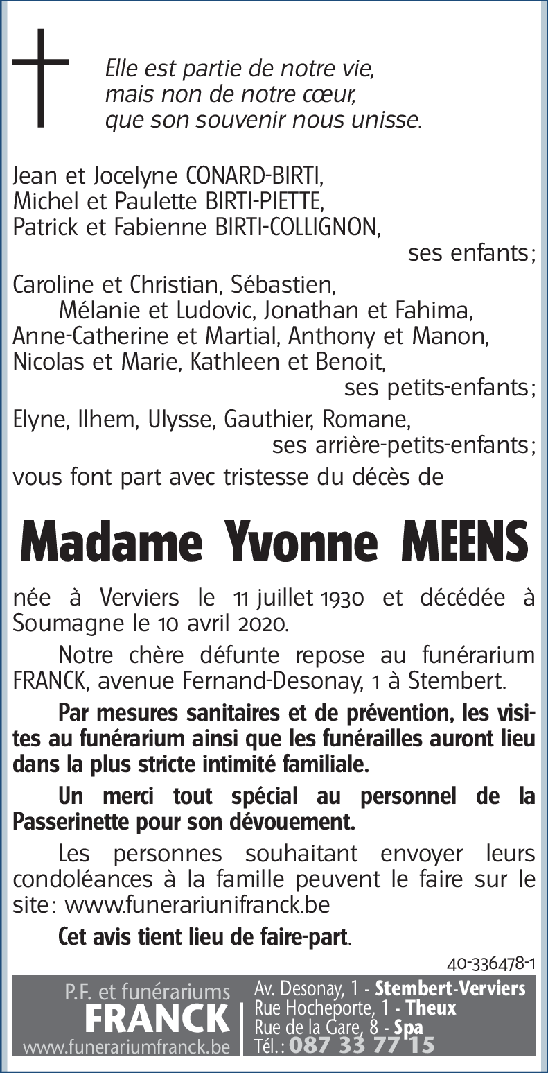 Yvonne MEENS