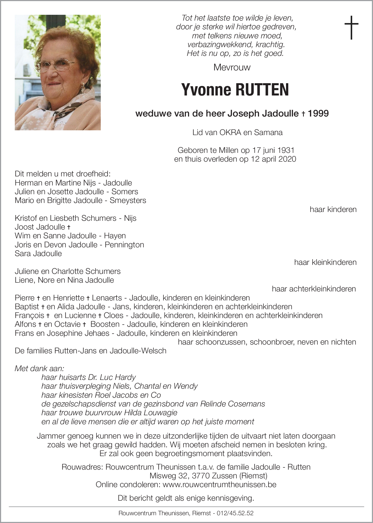 Yvonne Rutten