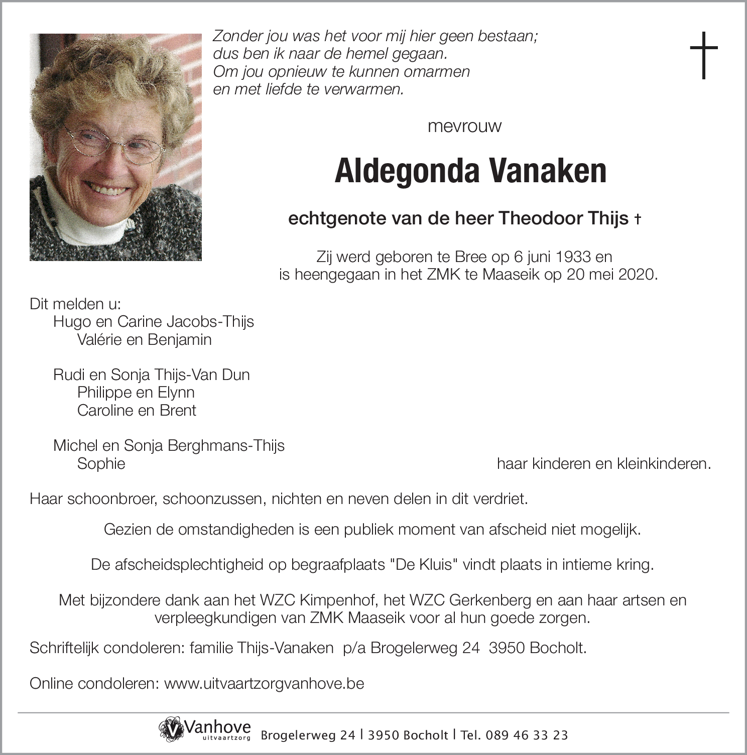 Aldegonda Vanaken
