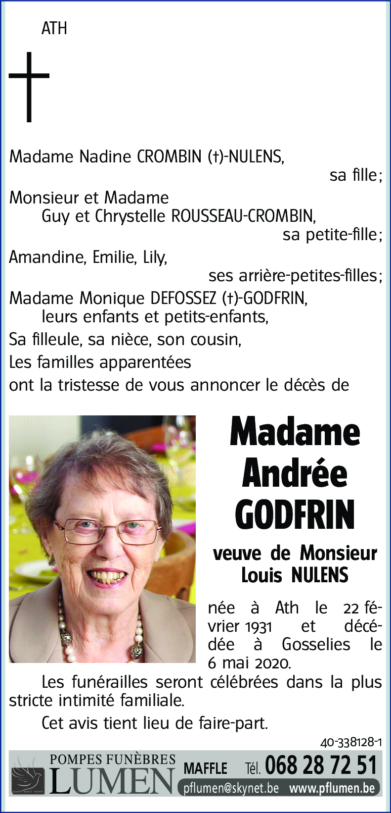 Andrée GODFRIN