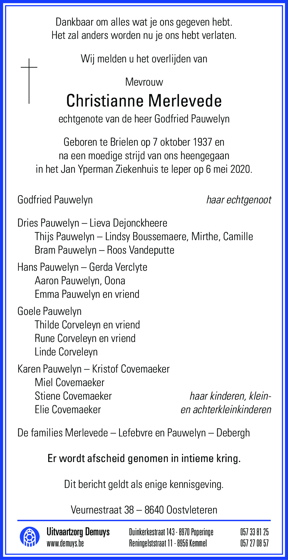 Christianne Merlevede