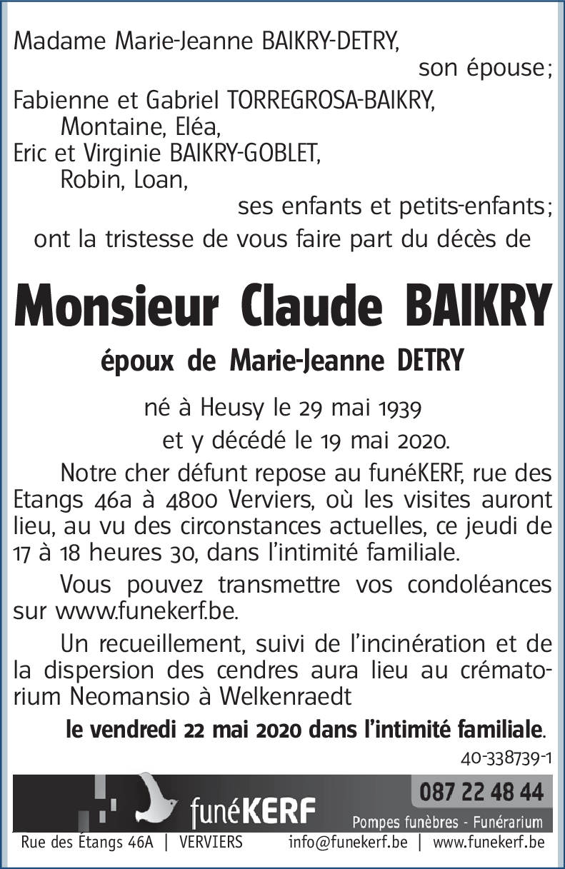 Claude BAIKRY