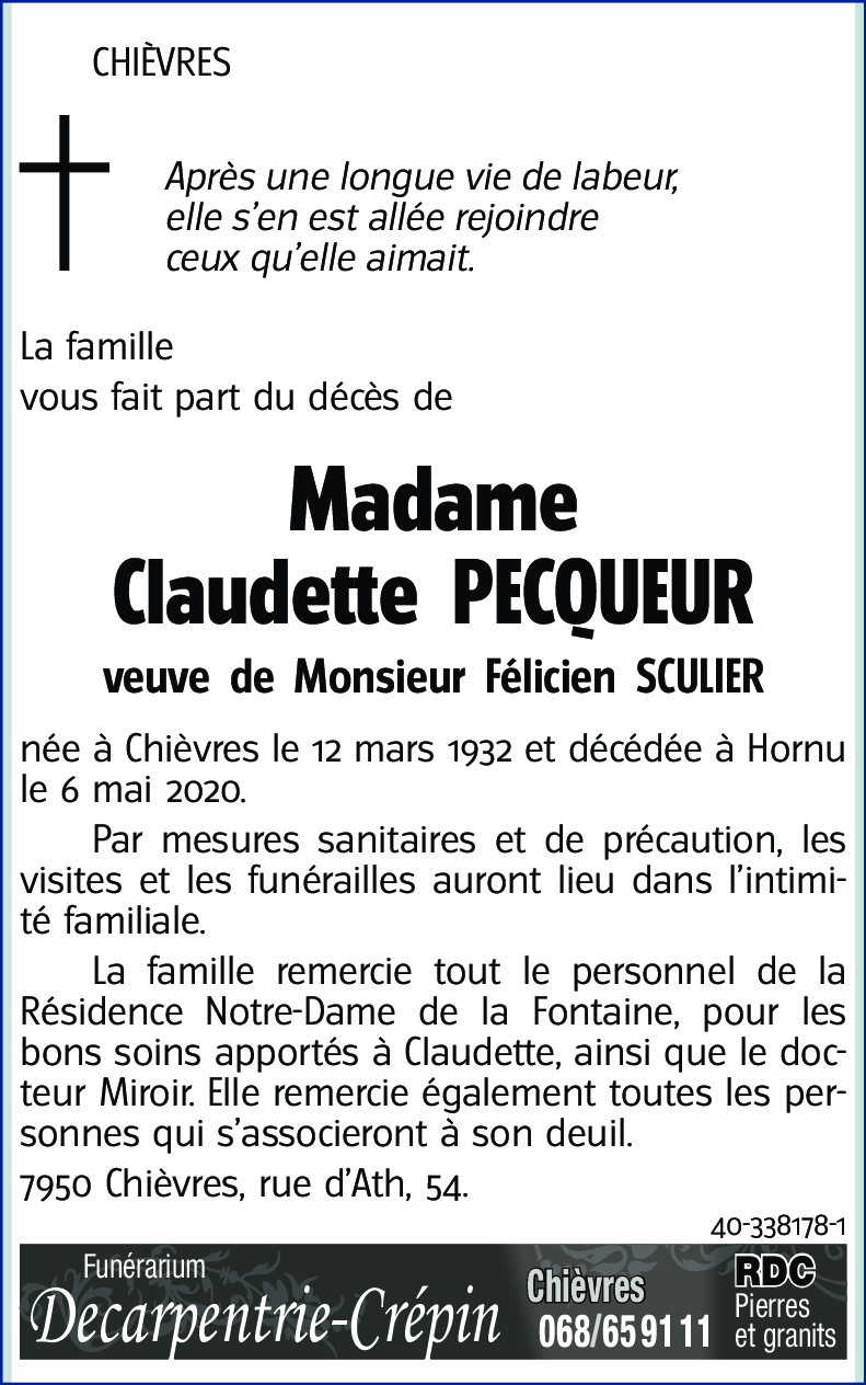 Claudette PECQUEUR