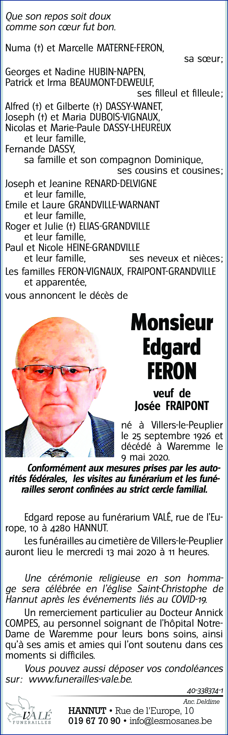 Edgard FERON