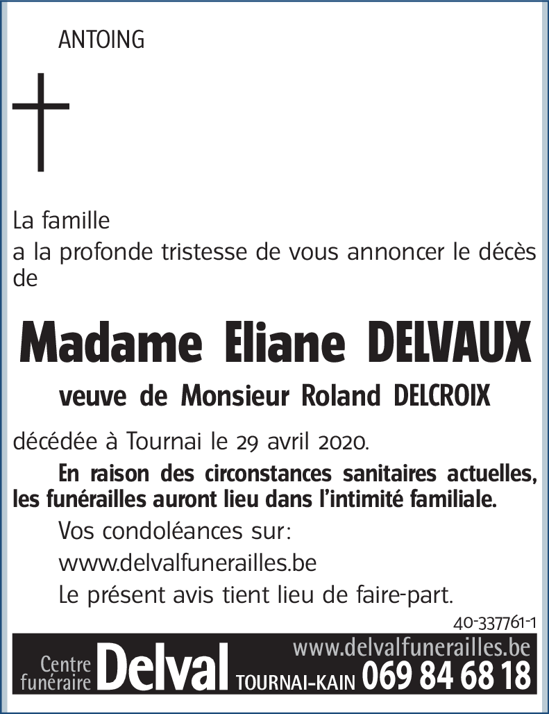 Eliane DELVAUX